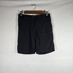 Athleta Ready Set Go 2 in 1 Athletic Shorts Womens Size 2 Black Running